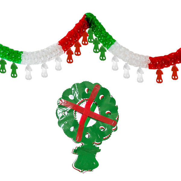 ADORNO FIESTAS PATRIAS GUSANO TRICOLOR CHICO PLASTICO PZ
