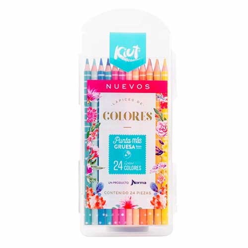 COLORES NORMA KIUT LARGO ESTUCHE C/24PZ