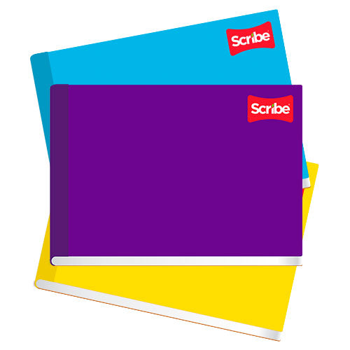 CUADERNO SCRIBE F. ITALIANA 4520 PLAST. COSIDO C/100H