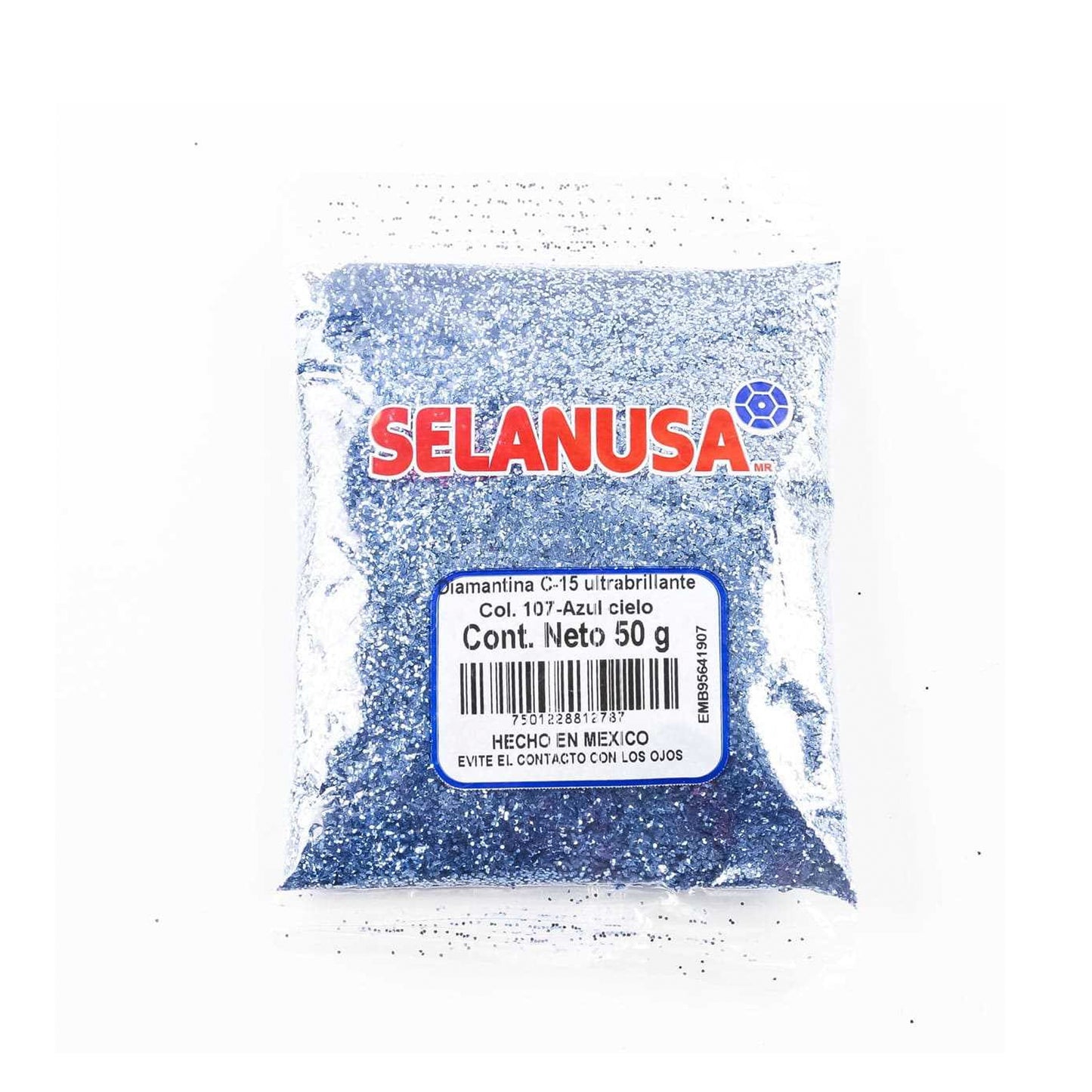 DIAMANTINA ULTRABRILLANTE C-15 C/50GMS 107 AZUL CIELO