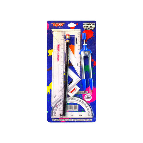 JUEGO DE GEOMETRIA BACO ND-5010 PZ