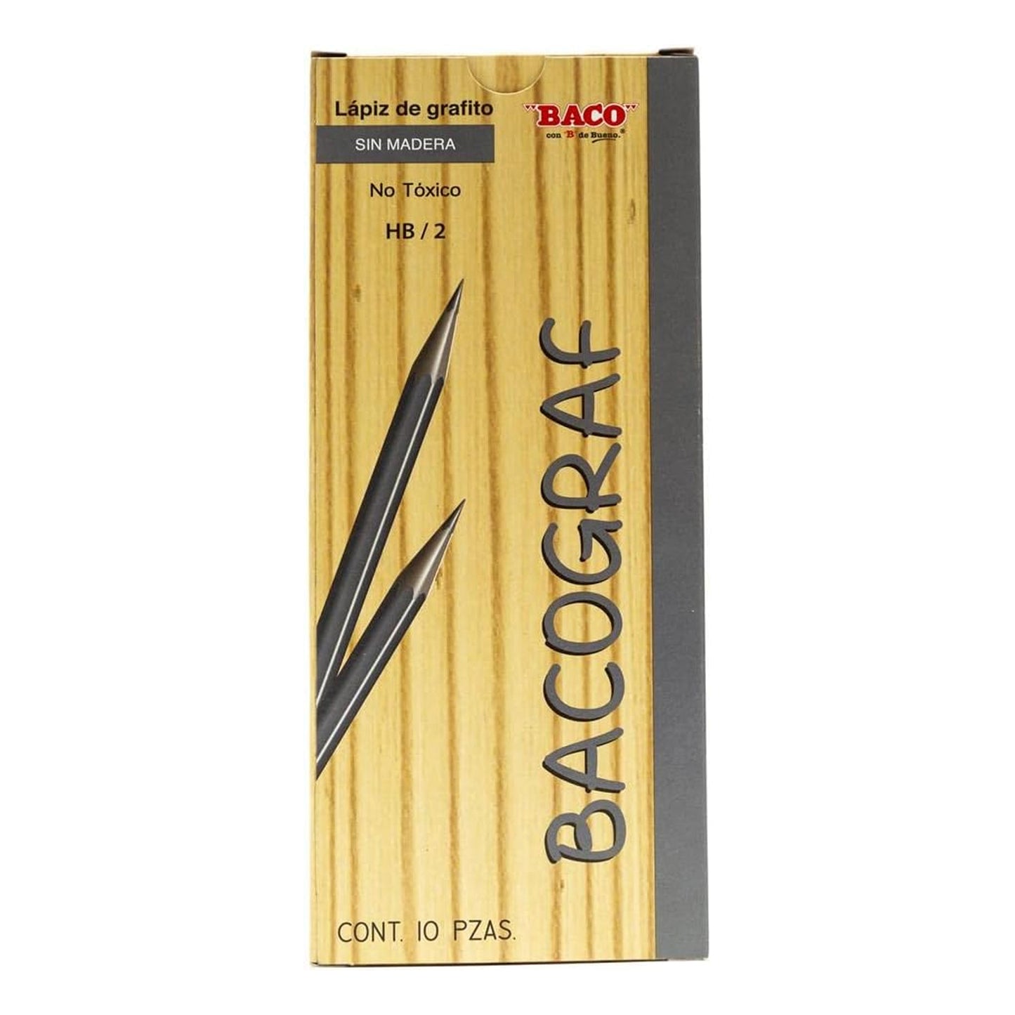 LAPIZ BACOGRAF HB/2 C/10 PZ