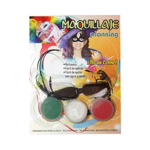 MAQUILLAJE PARA DISFRAZ C/ACCESORIO NO. 12 JR. PZ