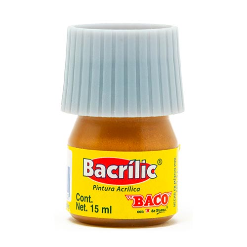 PINTURA ACRILICA BACO 15ML PZ 368 ORO RICO