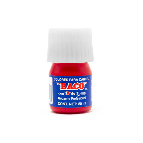 PINTURA BACO 20ML PZ 058 GERANIO