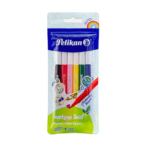 PLUMONES PELIKAN (MARKANA) ESTUCHE C/6PZ