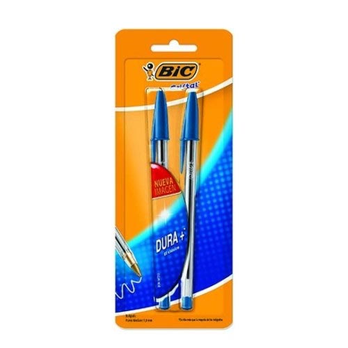 BOLIGRAFO BIC MEDIANO AZUL BLISTRER C/2PZ