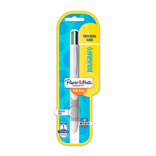 BOLIGRAFO PAPER M KILOMETRICO 4 COLORES BLISTER