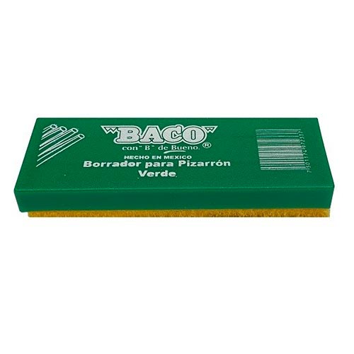 BORRADOR PARA PIZARRON BACO DE PLASTICO PZ