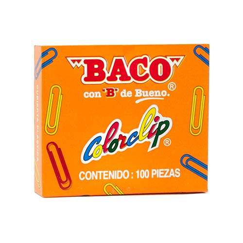 CLIPS BACO COLORCLIP  C/100PZ
