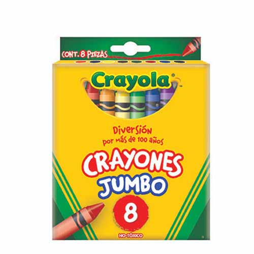 CRAYONES JUMBO C/8PZ CRAYOLA