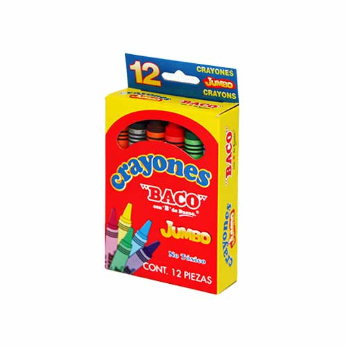 CRAYONES JUMBO C/12PZ BACO