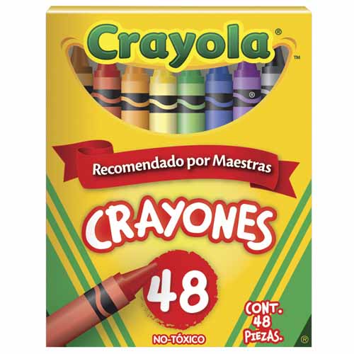 CRAYONES ESTANDAR C/48PZ CRAYOLA