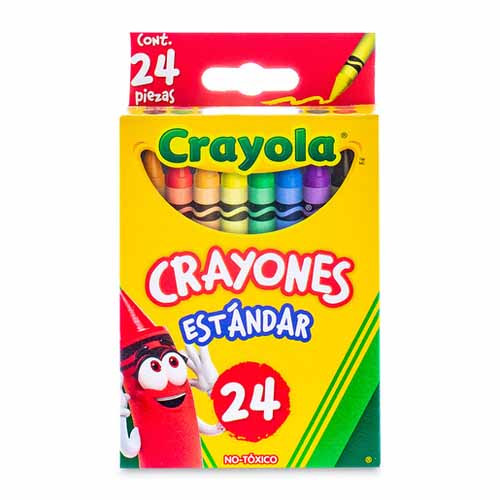 CRAYONES ESTANDAR C/24PZ  CRAYOLA