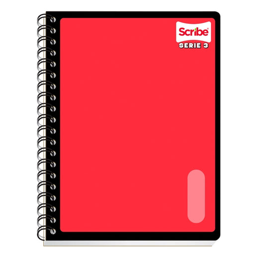 CUADERNO PROFESIONAL SCRIBE 9650 S3 ESPIRAL DOBLE C/100H RAYA