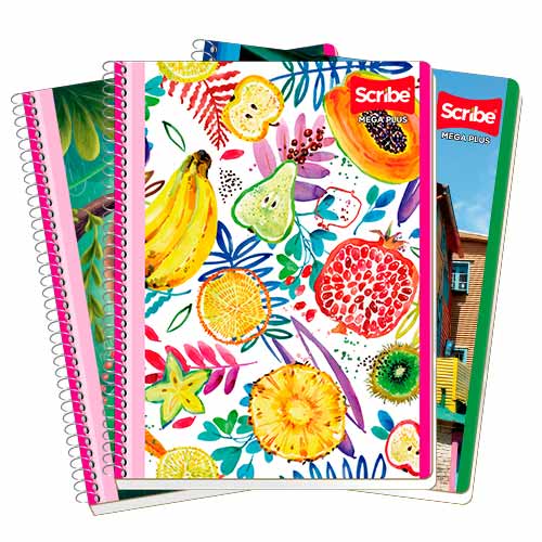 CUADERNO SCRIBE PROFESIONAL ESPIRAL 7513 C/100H C7MM