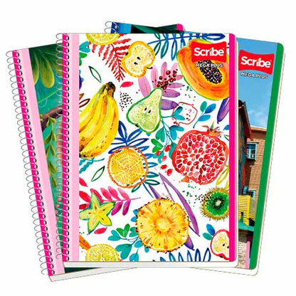 CUADERNO SCRIBE PROFESIONAL ESPIRAL 7513 C/100H CUADRO GRANDE