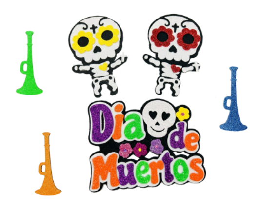 ACCESORIO FIESTA DÍA DE MUERTOS