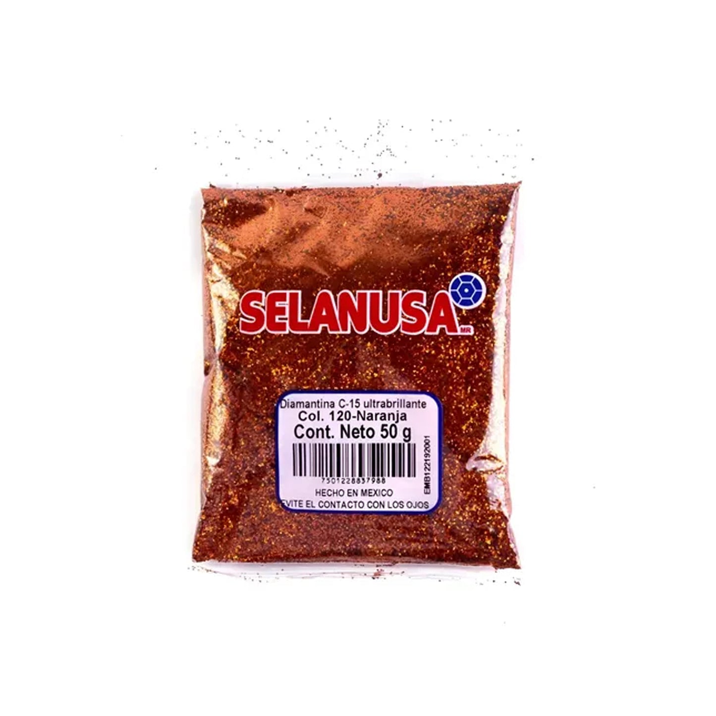 DIAMANTINA ULTRABRILLANTE C-15 C/50GMS 120 NARANJA
