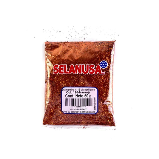 DIAMANTINA ULTRABRILLANTE C-15 C/50GMS 120 NARANJA
