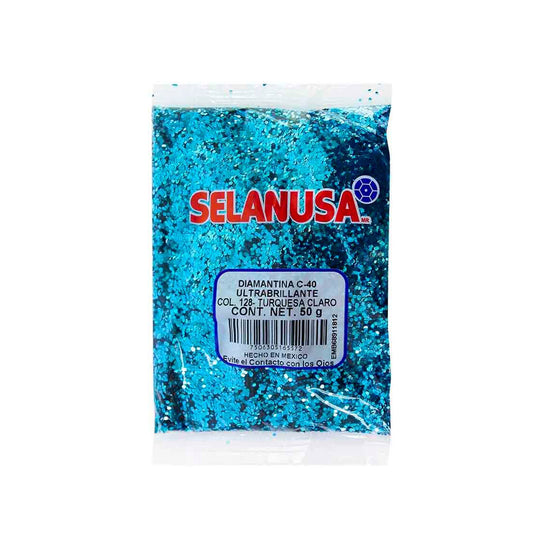 DIAMANTINA ULTRABRILLANTE C-15 C/50GMS 128 TURQUEZA