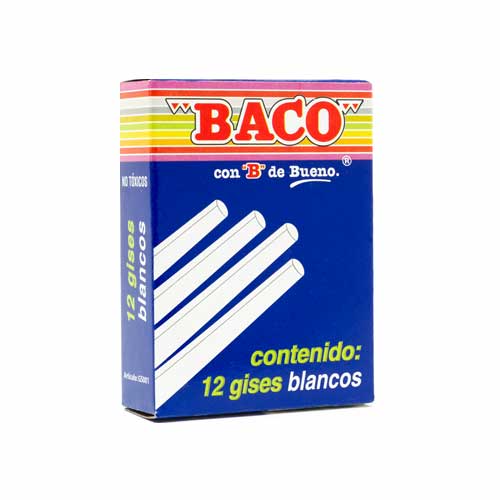 GISES BLANCOS C/12PZ BACO