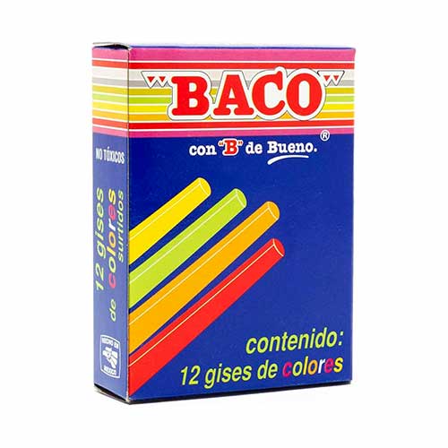 GISES COLORES C/12PZ BACO
