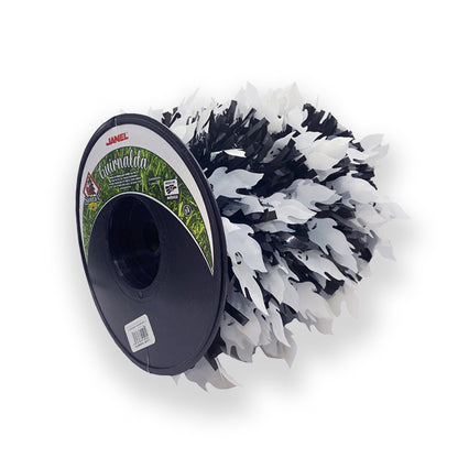 GUIRNALDA JANEL FANTASMAS 4PLE NO. 10  C/20MTS 179 NEGRO-BLANCO