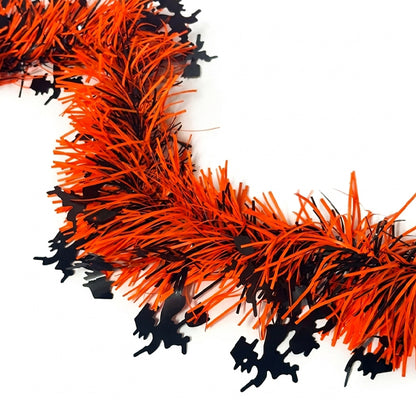 GUIRNALDA JANEL 753 NO. 10 BRUJA C/20MTS 313 NARANJA-NEGRO