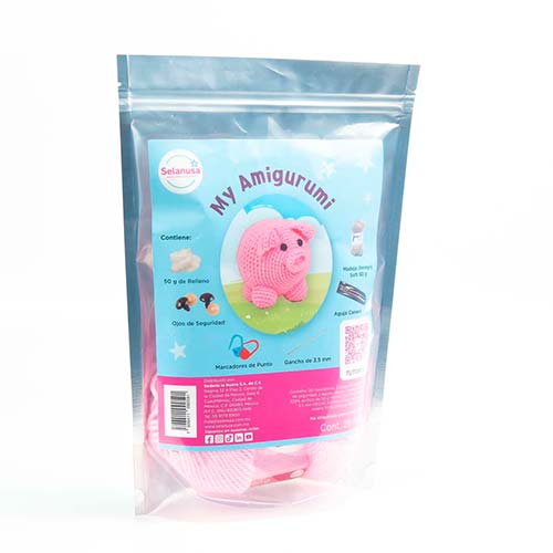 KIT AMIGURUMI C/29PZ PUERQUITO