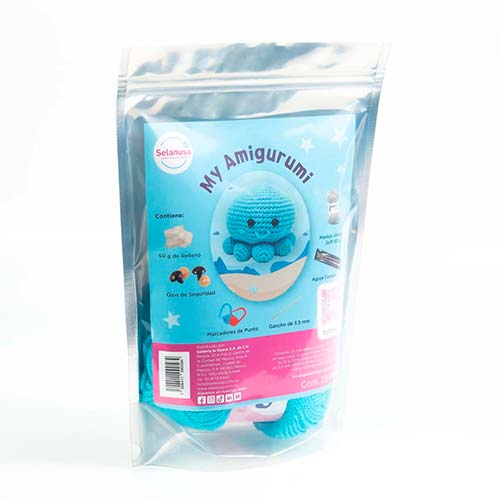KIT AMIGURUMI C/29PZ PULPO