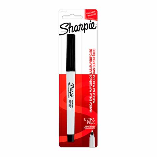 MARCADOR SHARPIE U.FINO BLISTER C/1PZ NEGRO