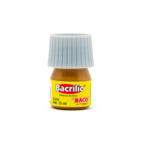 PINTURA ACRILICA BACO 15ML PZ 369 ORO PALIDO