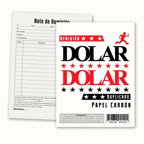 REMISION DUPLICADO C/CARBON 1/8 DOLAR RD5
