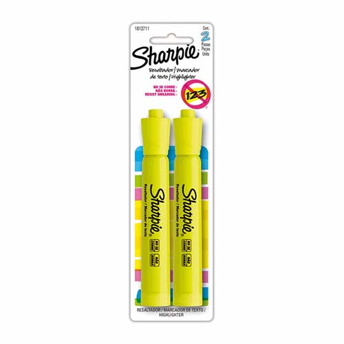 RESALTADOR SHARPIE BLISTER 2PZ AMARILLO