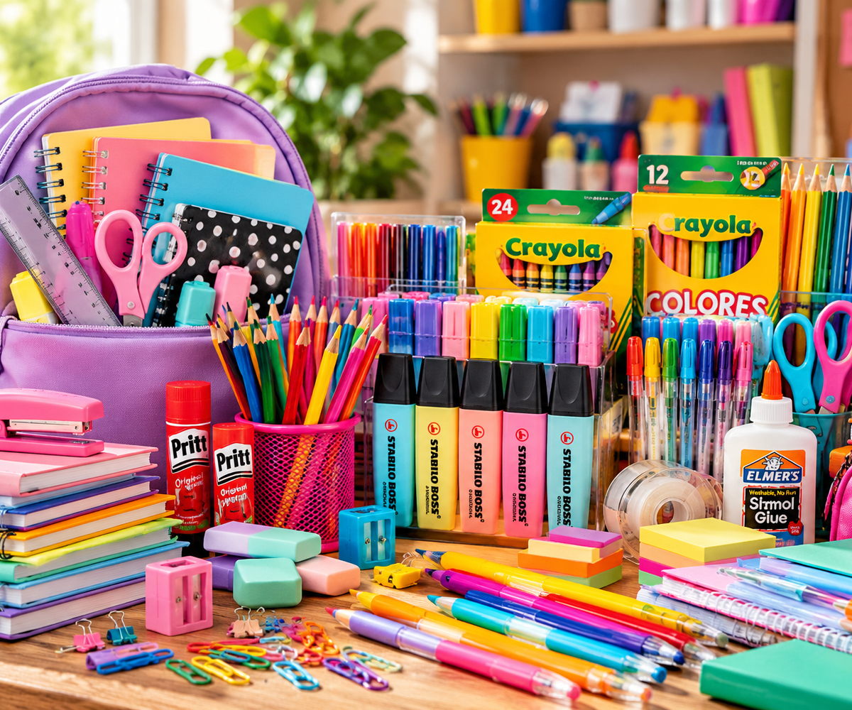 Tu lista de útiles escolares completa en un clic