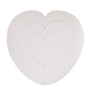 CORAZON DE UNICEL (61CM) PZ