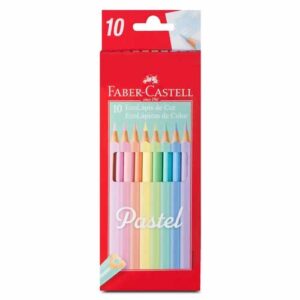 ECOLAPICES TRIANGULAR PASTEL FABER CASTEL LARGO C/10PZ