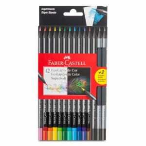 ECOLAPIZ DE COLOR SUPERSOFT FABER CASTEL LARGOS C/12PZ