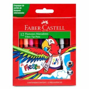 PLUMONES FABER CASTEL FIESTA 45 C/12PZ