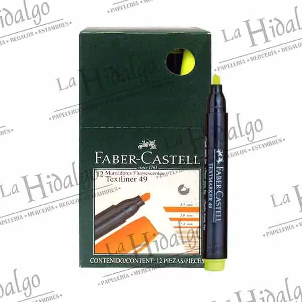Faber-Castell Bolsa con 10 rotuladores Neon dos puntas.
